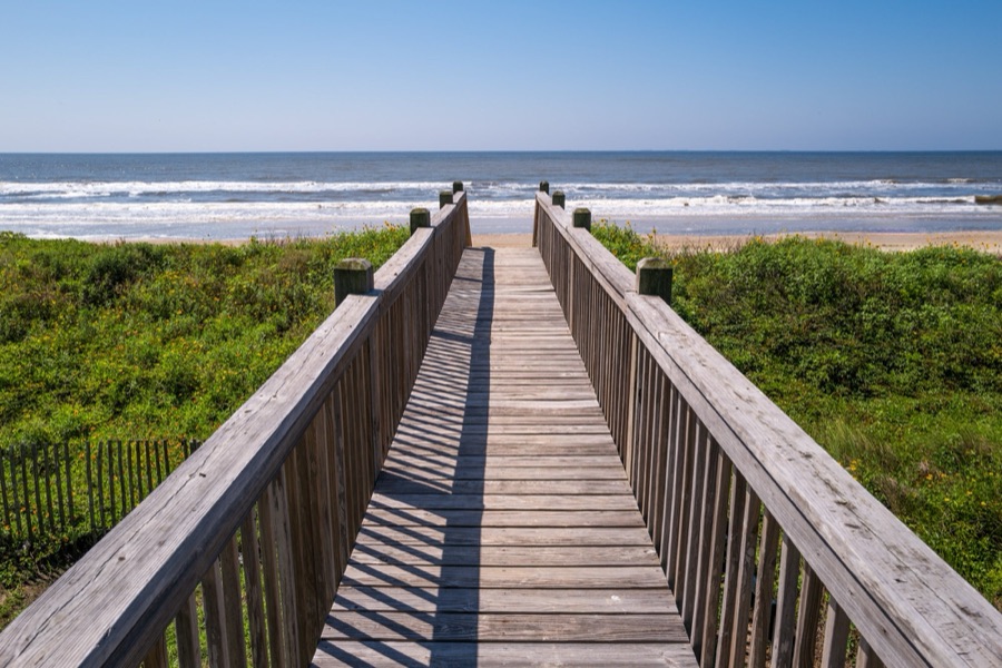 Boardwalk to the beach